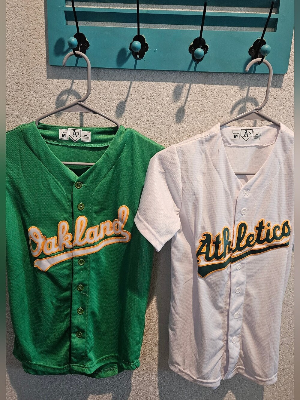 cotopaxi Kids Oakland Athletics Baseball Jerseys - Green & White